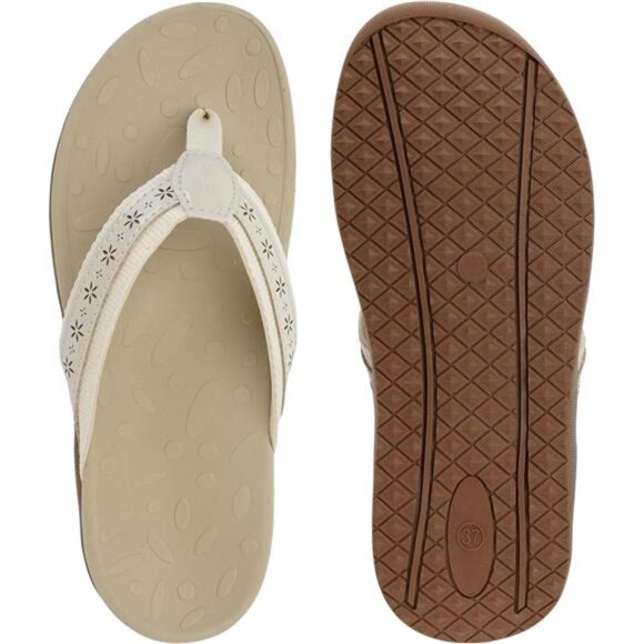 Women's Flip Flops Arch Support Orthotic Toe Post Thong Sandals - Picture 6 of 7